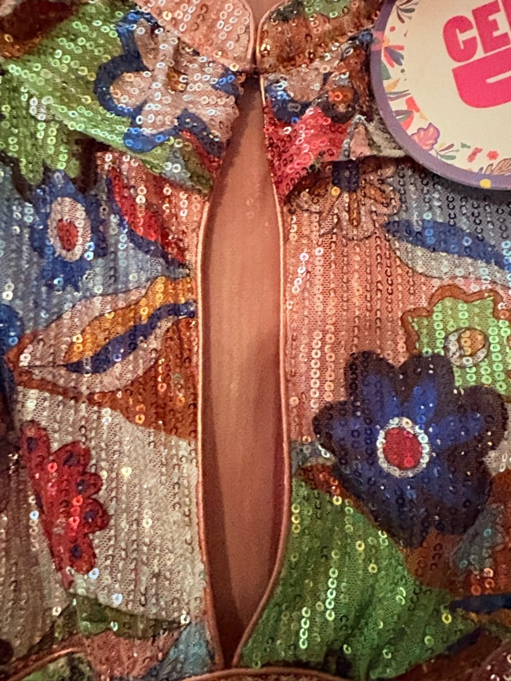CeliaB Floral Pleated Maxi Dress NWT - Picture 5 of 14